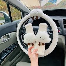 Car Steering Bunny Cover