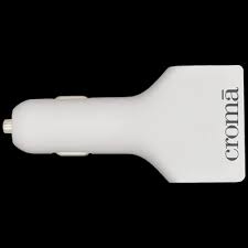 White Car Mobile Charging Plug